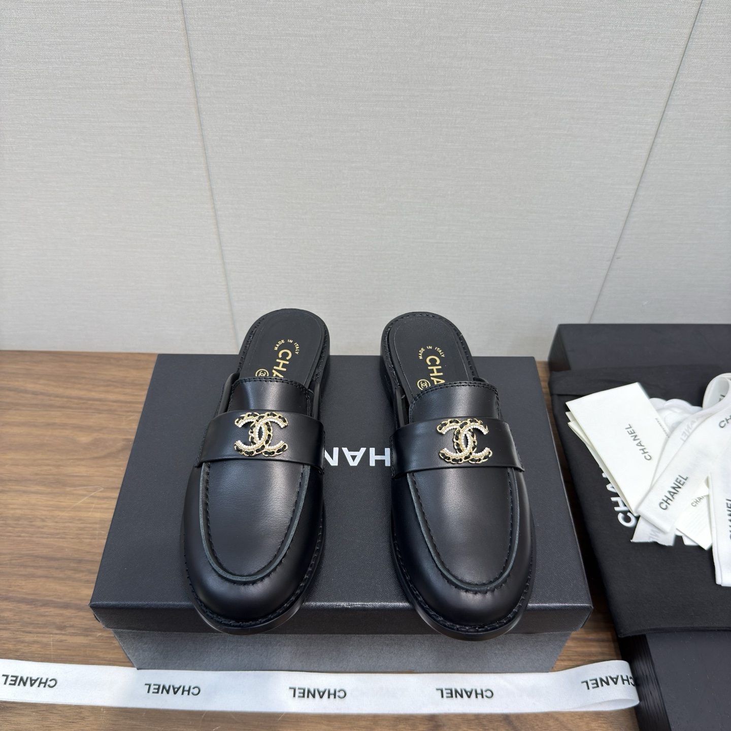 Chanel 샤넬 퀼팅 로퍼 뮬 / 반뮬 슈즈 신발