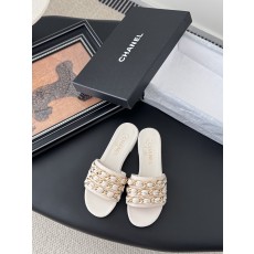 Chanel 샤넬 체인 플랫 슈즈 슬리퍼 샌들 신발