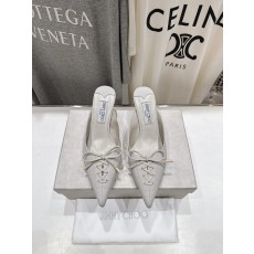 JIMMY CHOO 지미추 미니멀 포인티드 토 뮬 힐 구두 신발