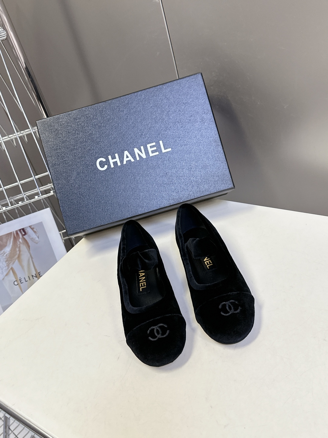 CHANEL 샤넬 클래식 플랫 슈즈 신발