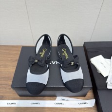 Chanel 샤넬 카멜리아 컷아웃 플랫 슈즈 단화 신발