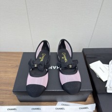 Chanel 샤넬 카멜리아 컷아웃 플랫 슈즈 단화 신발