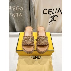 Fendi 펜디 통굽 웨지힐 슬립온 슬리퍼 신발