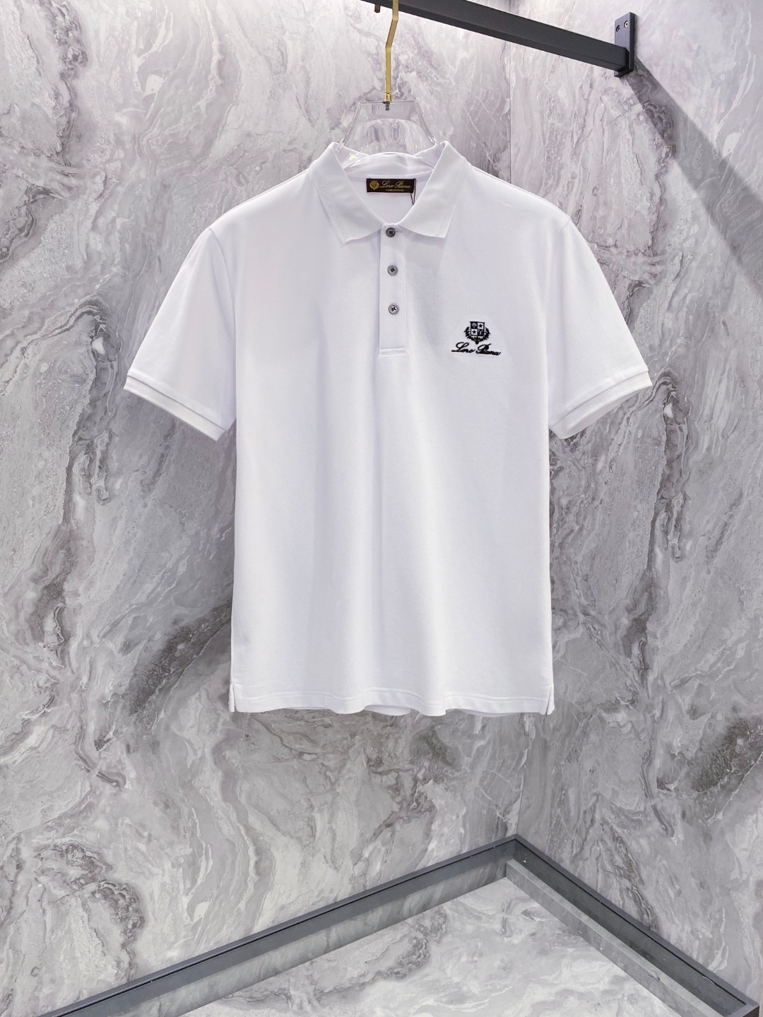 Loro Piana LP 로로피아나 남성 로고 폴로 티셔츠 의류