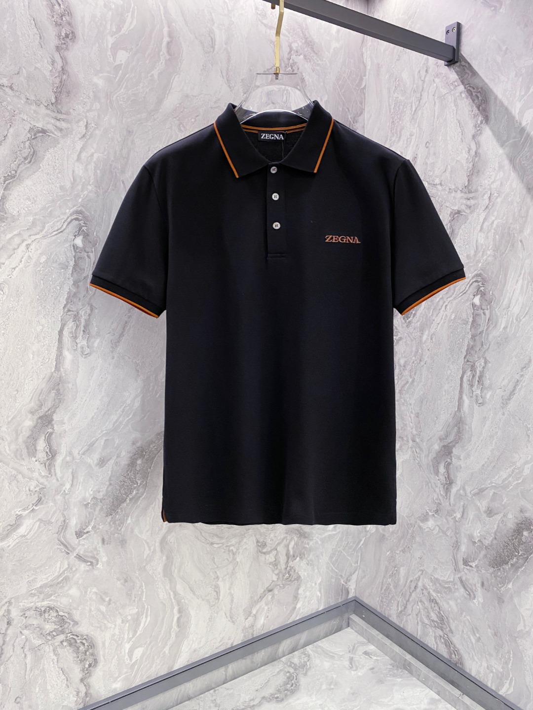 zegna 제냐 남성 로고 폴로 티셔츠 의류