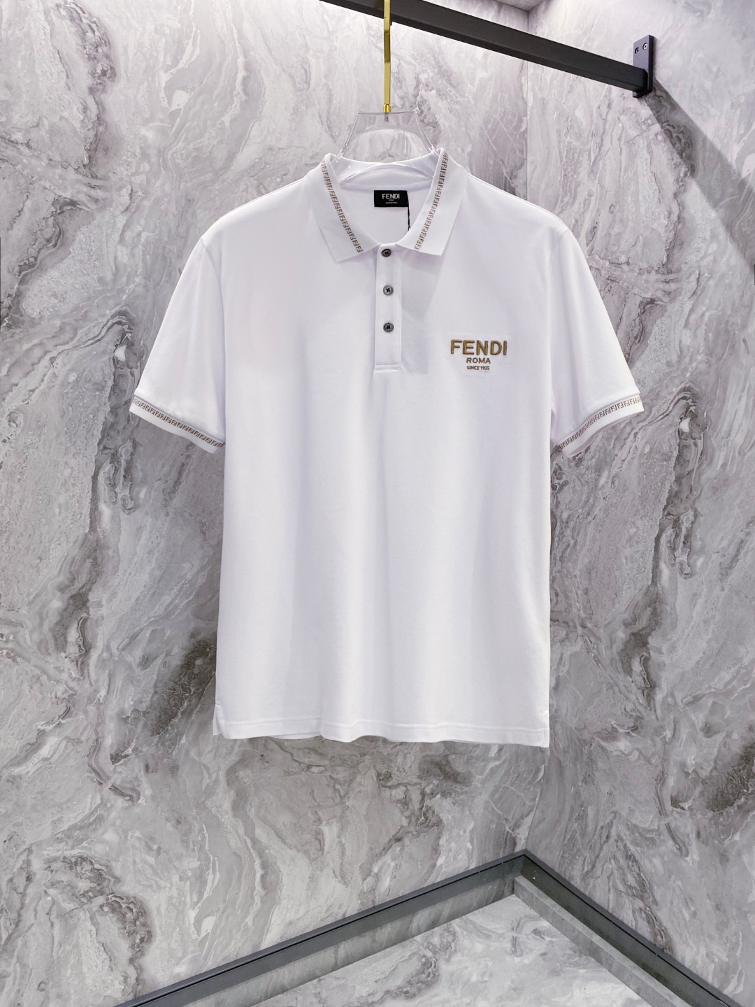 Fendi 펜디 로고 폴로 티셔츠 의류