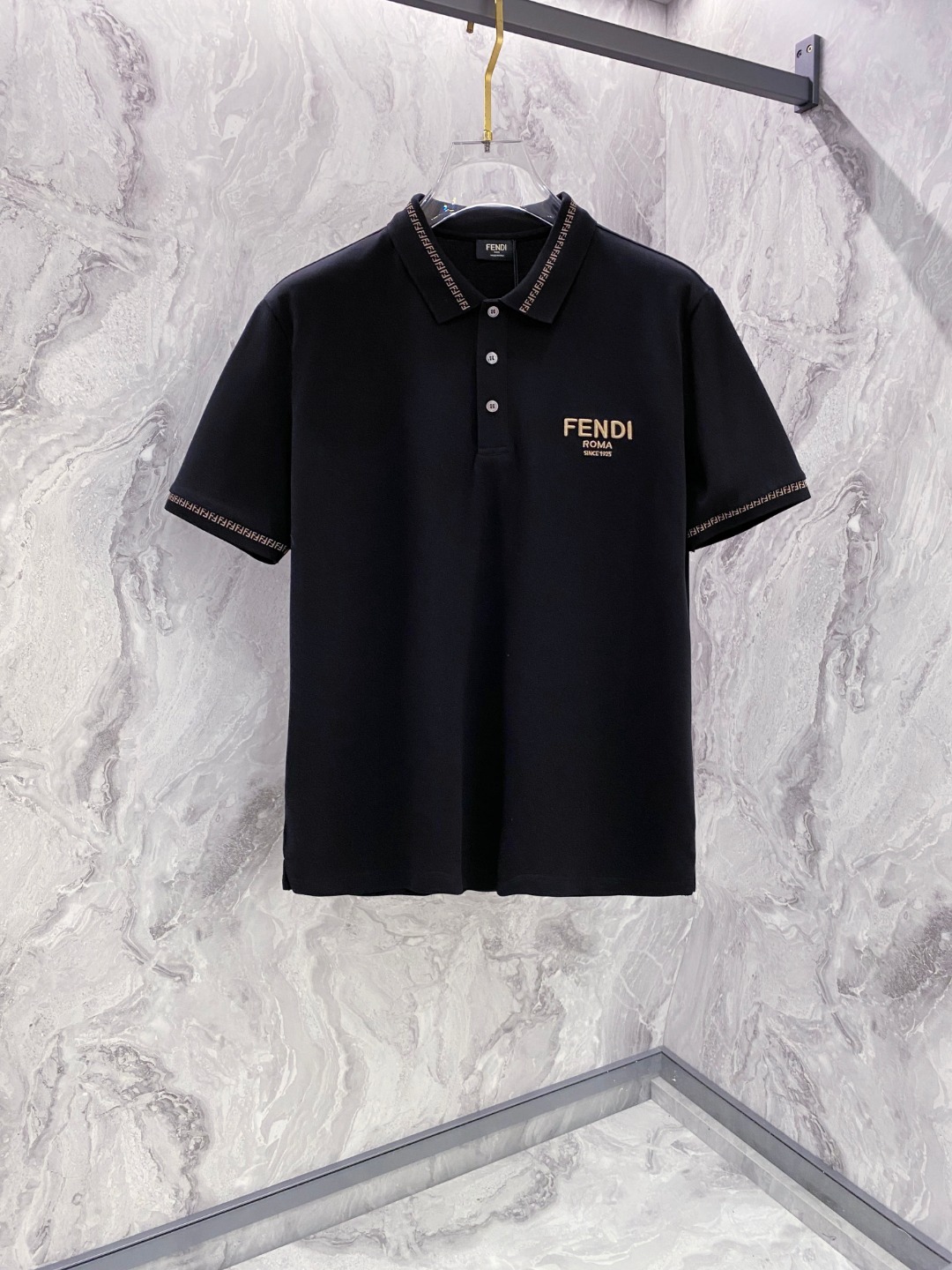 Fendi 펜디 로고 폴로 티셔츠 의류
