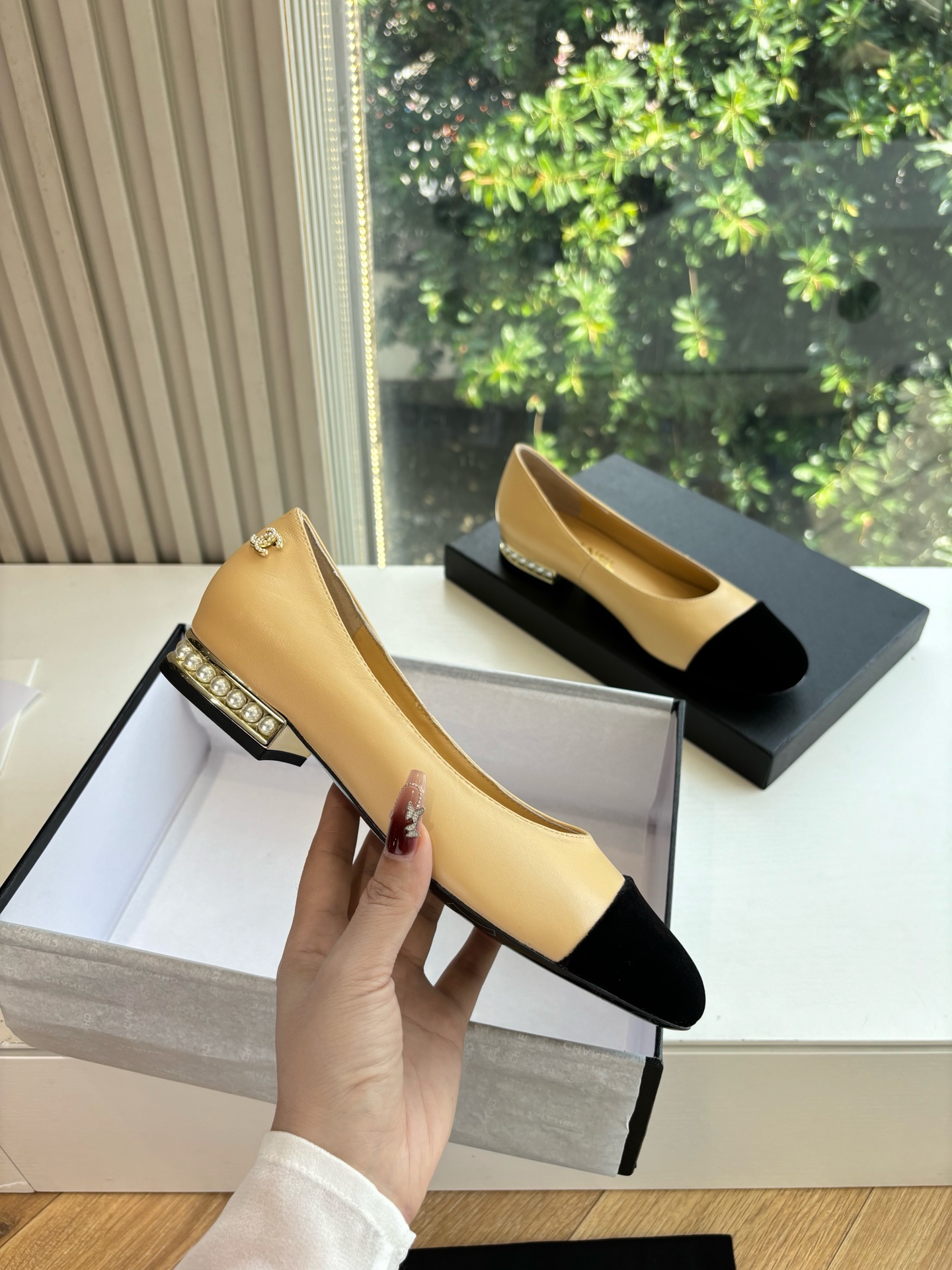 CHANEL 샤넬 플랫 슈즈 단화 신발