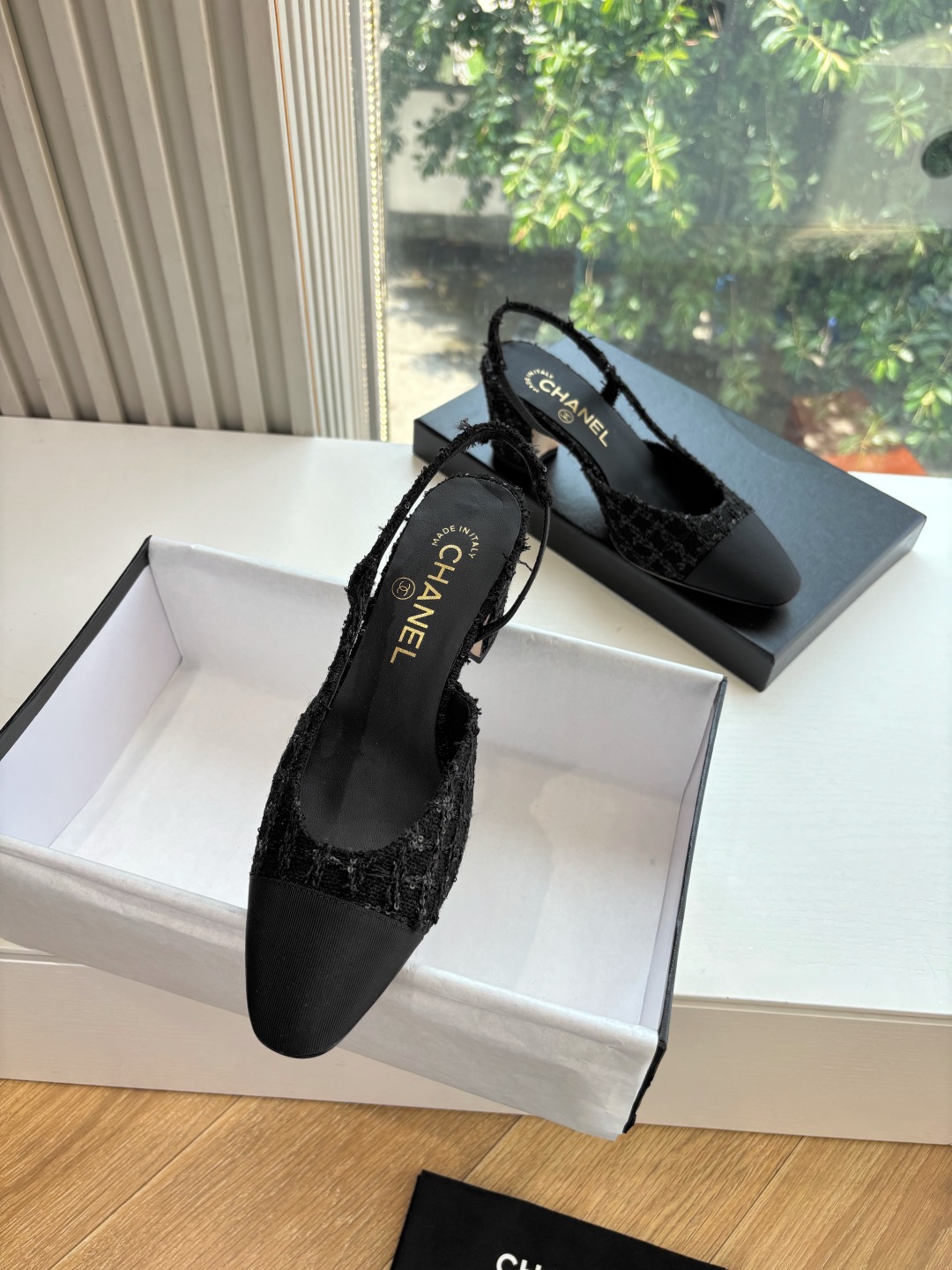 Chanel 샤넬 굽 샌들 구두 신발