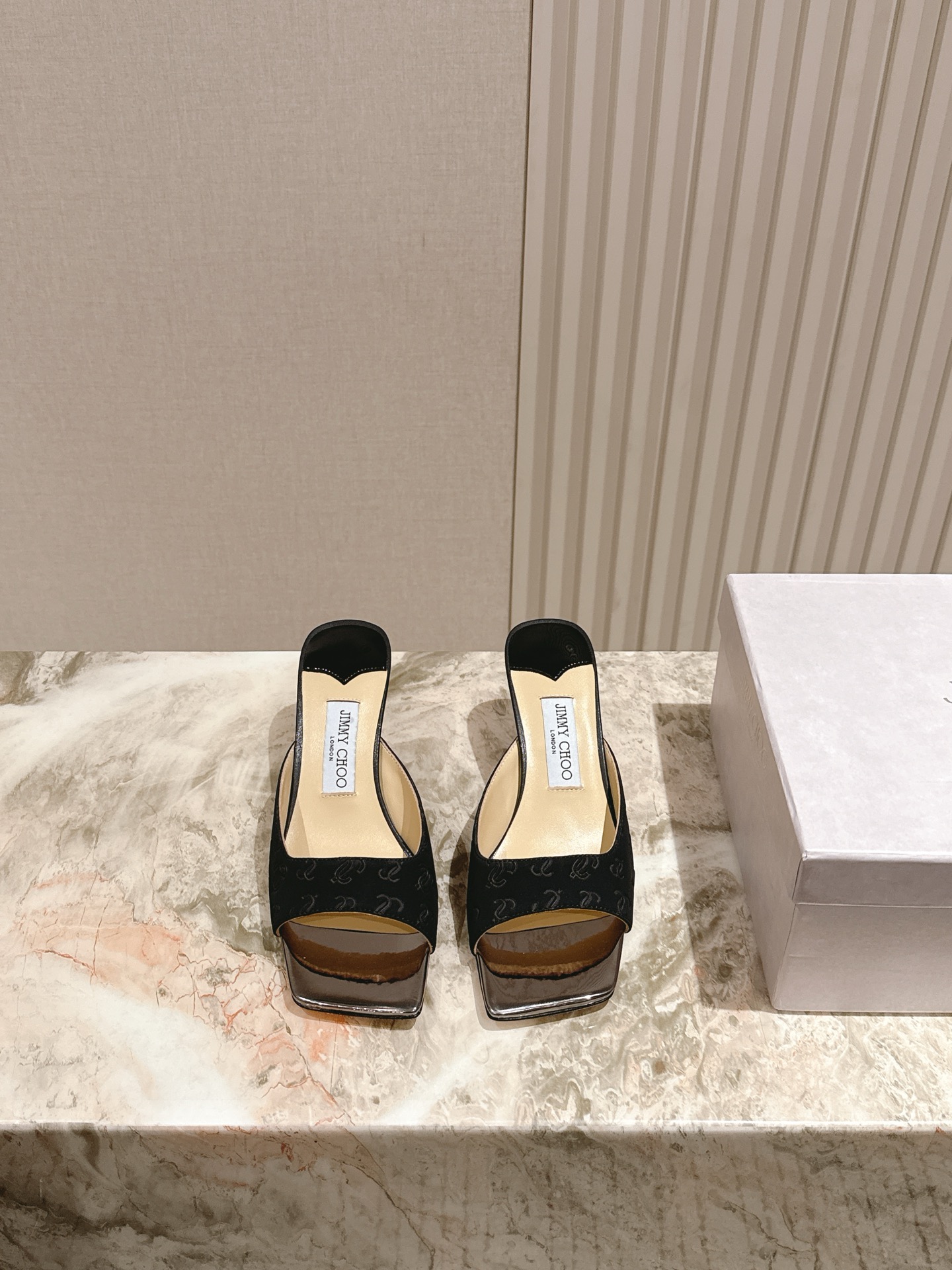 Jimmy Choo 지미추 굽 샌들 슬리퍼 신발