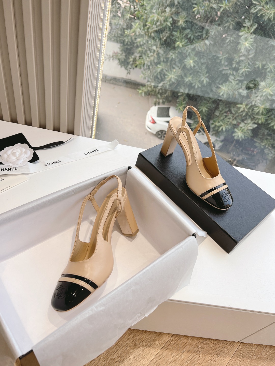 CHANEL 샤넬 힐 구두 샌들 신발