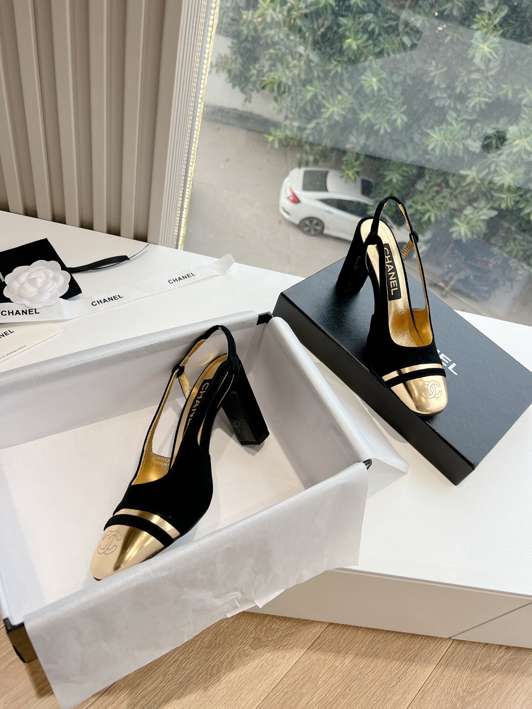 CHANEL 샤넬 힐 구두 샌들 신발