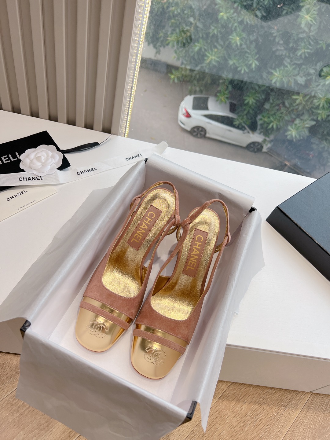 CHANEL 샤넬 힐 구두 샌들 신발