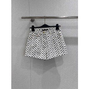 LV 루이비통 프린팅 데님 반바지 팬츠 의류