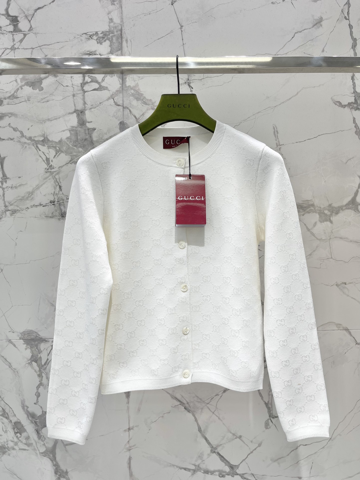 GUCCI 구찌 자카드 니트 가디건 의류