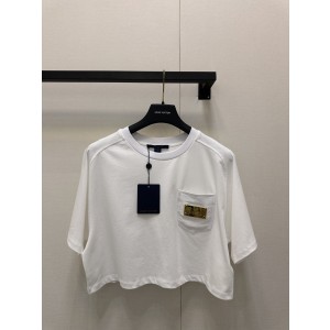 LV 루이비통 포켓 디테일 반팔티 & 스커트 세트업 의류