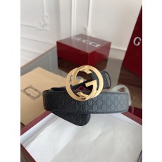 GUCCI 구찌 클래식 소가죽 벨트