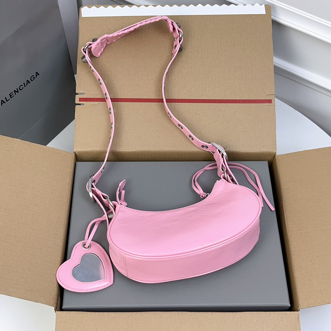 Balenciaga 발렌시아가 르 카골 스몰 하프문백 가방