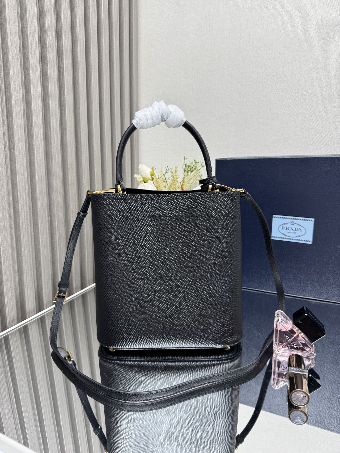 PRADA 프라다 1BA212 사피아노 버킷백 가방