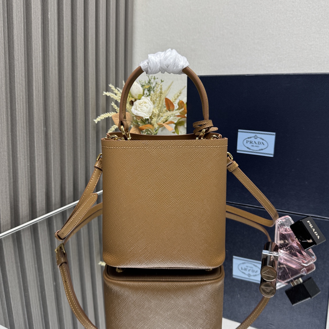 PRADA 프라다 1BA217 미니 사피아노 버킷백 가방