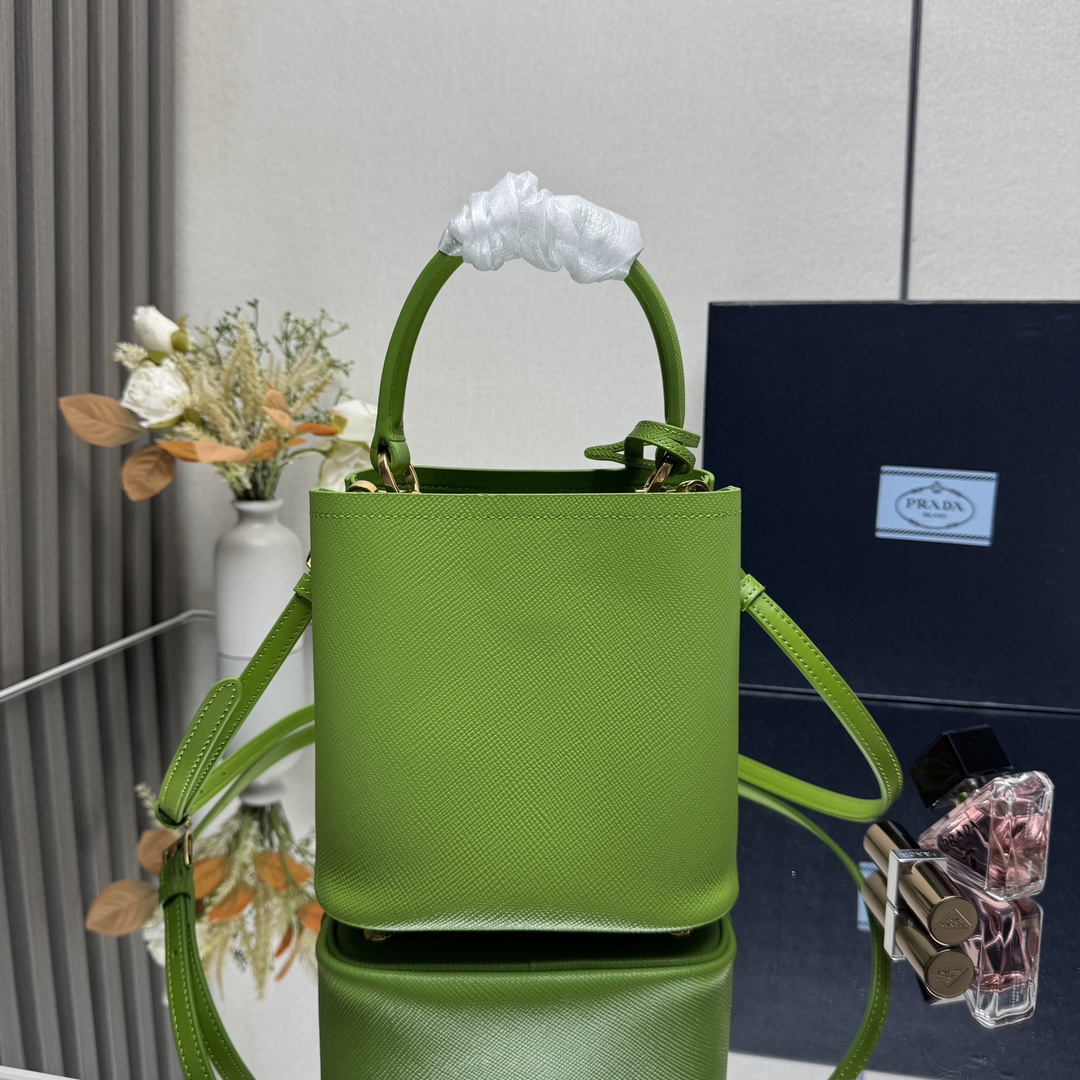 PRADA 프라다 1BA217 미니 사피아노 버킷백 가방