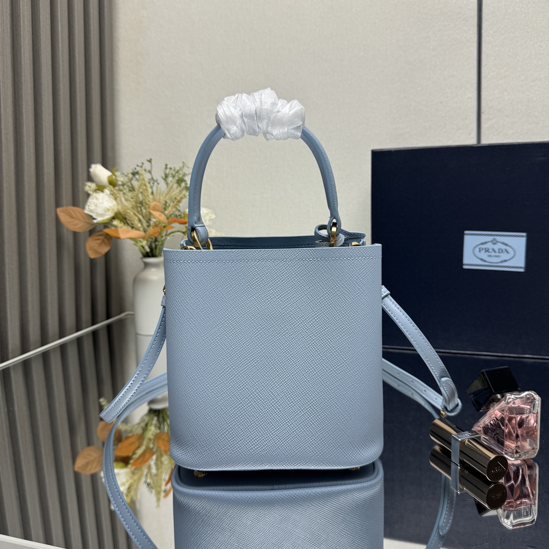 PRADA 프라다 1BA217 미니 사피아노 버킷백 가방