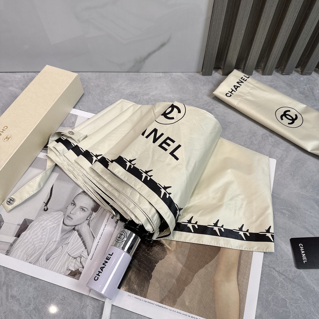Chanel 샤넬 3단 자동 양산/우산