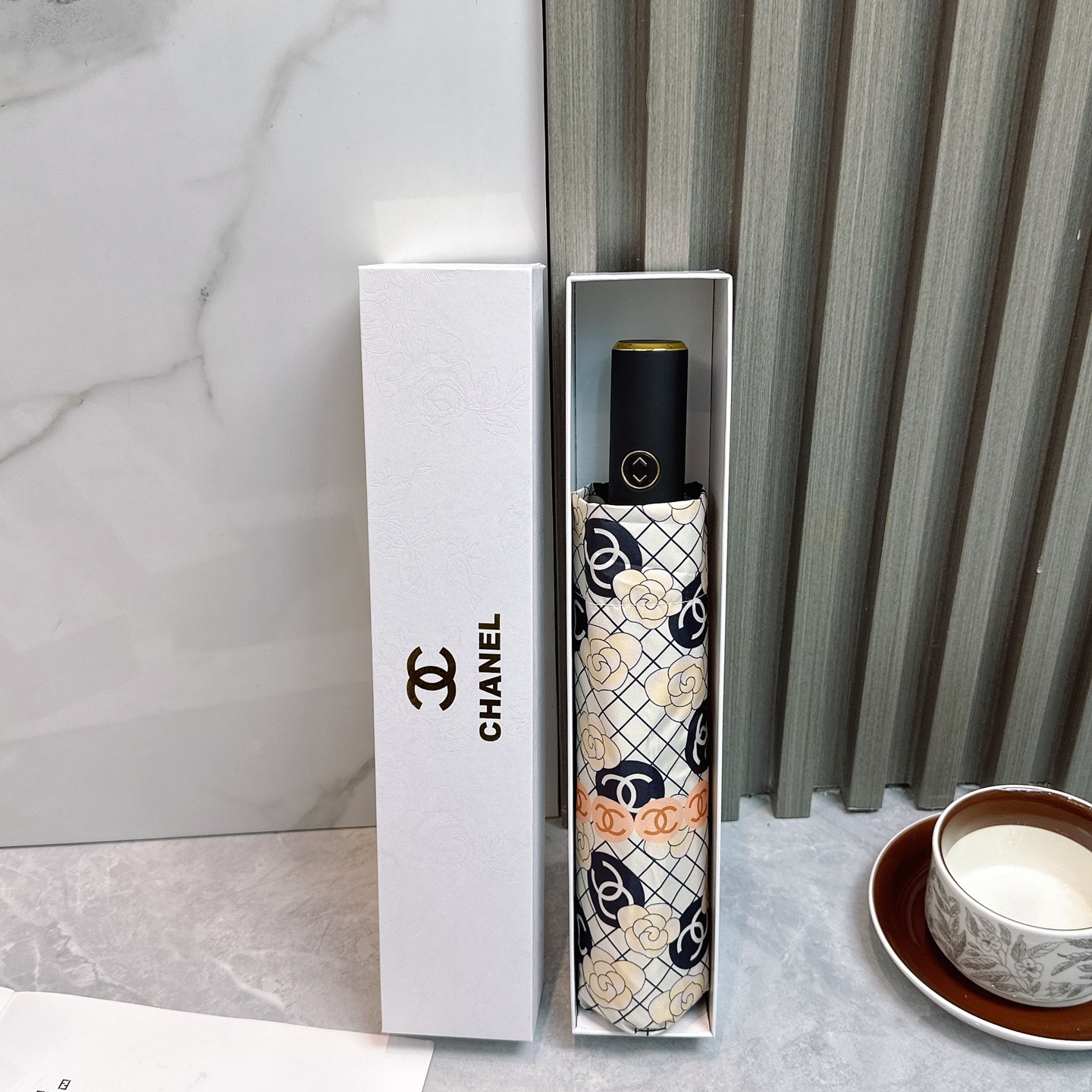 Chanel 샤넬 3단 자동 양산/우산