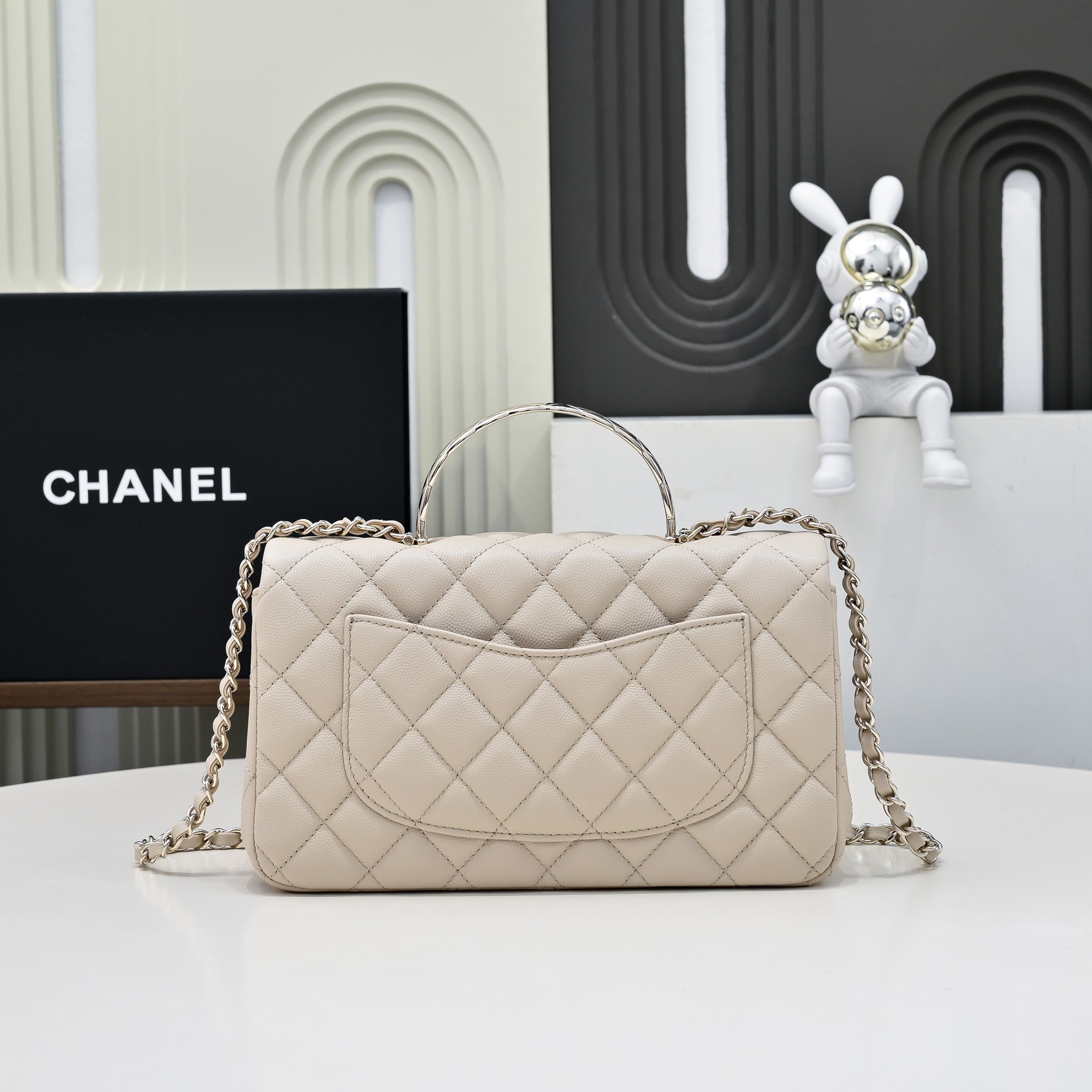 CHANEL 샤넬 Coco Crush handle 핸드백 가방 라지
