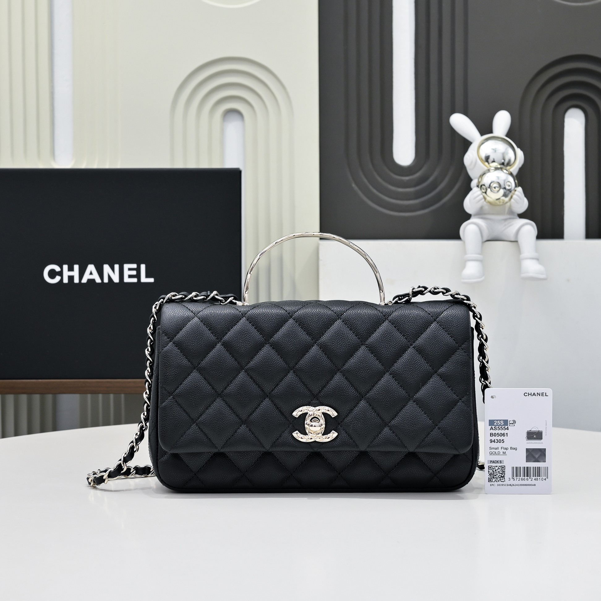 CHANEL 샤넬 Coco Crush handle 핸드백 가방 라지
