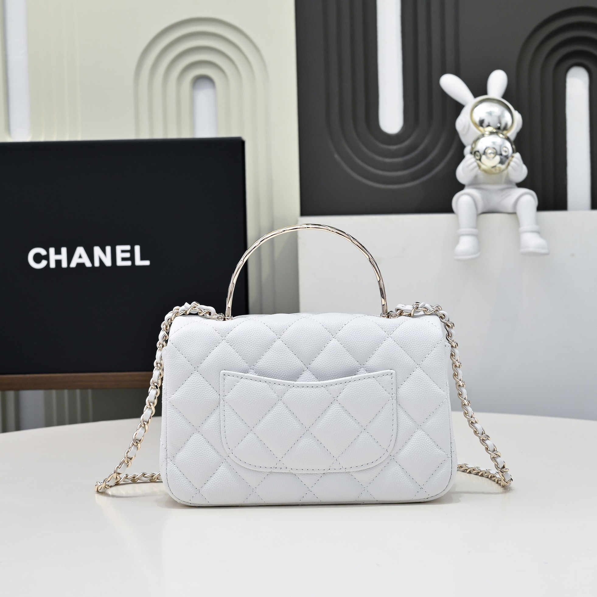 CHANEL 샤넬 Coco Crush handle 핸드백 가방 스몰