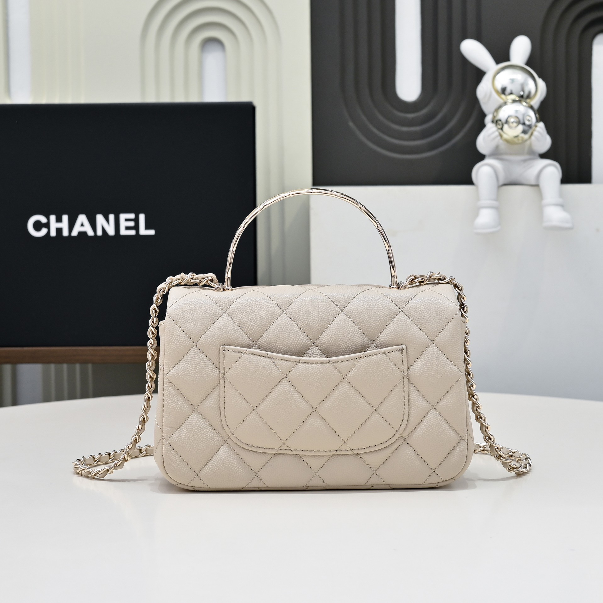 CHANEL 샤넬 Coco Crush handle 핸드백 가방 스몰