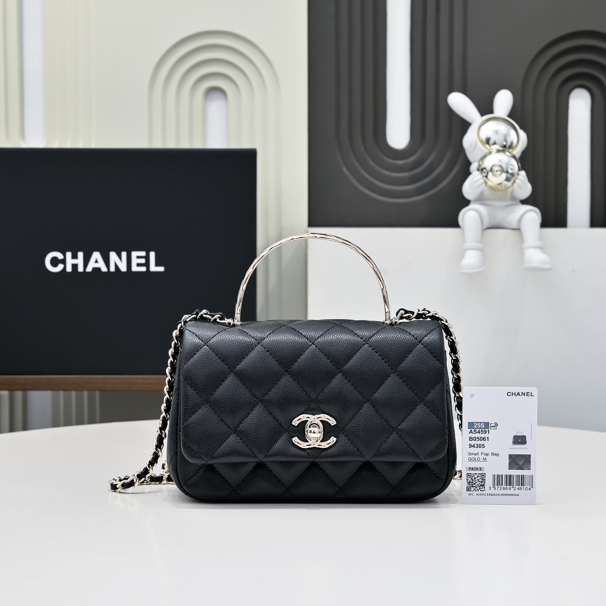 CHANEL 샤넬 Coco Crush handle 핸드백 가방 스몰