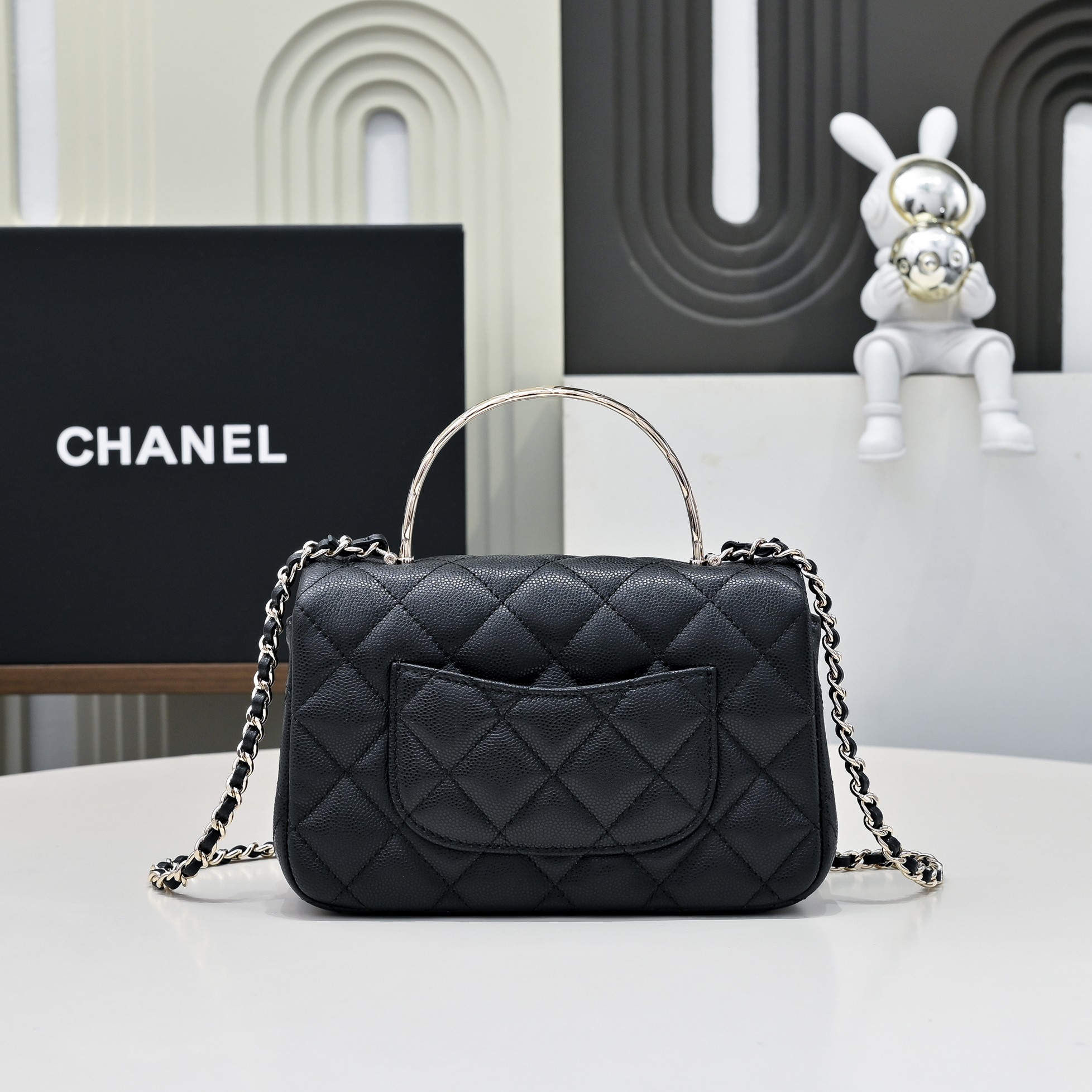 CHANEL 샤넬 Coco Crush handle 핸드백 가방 스몰