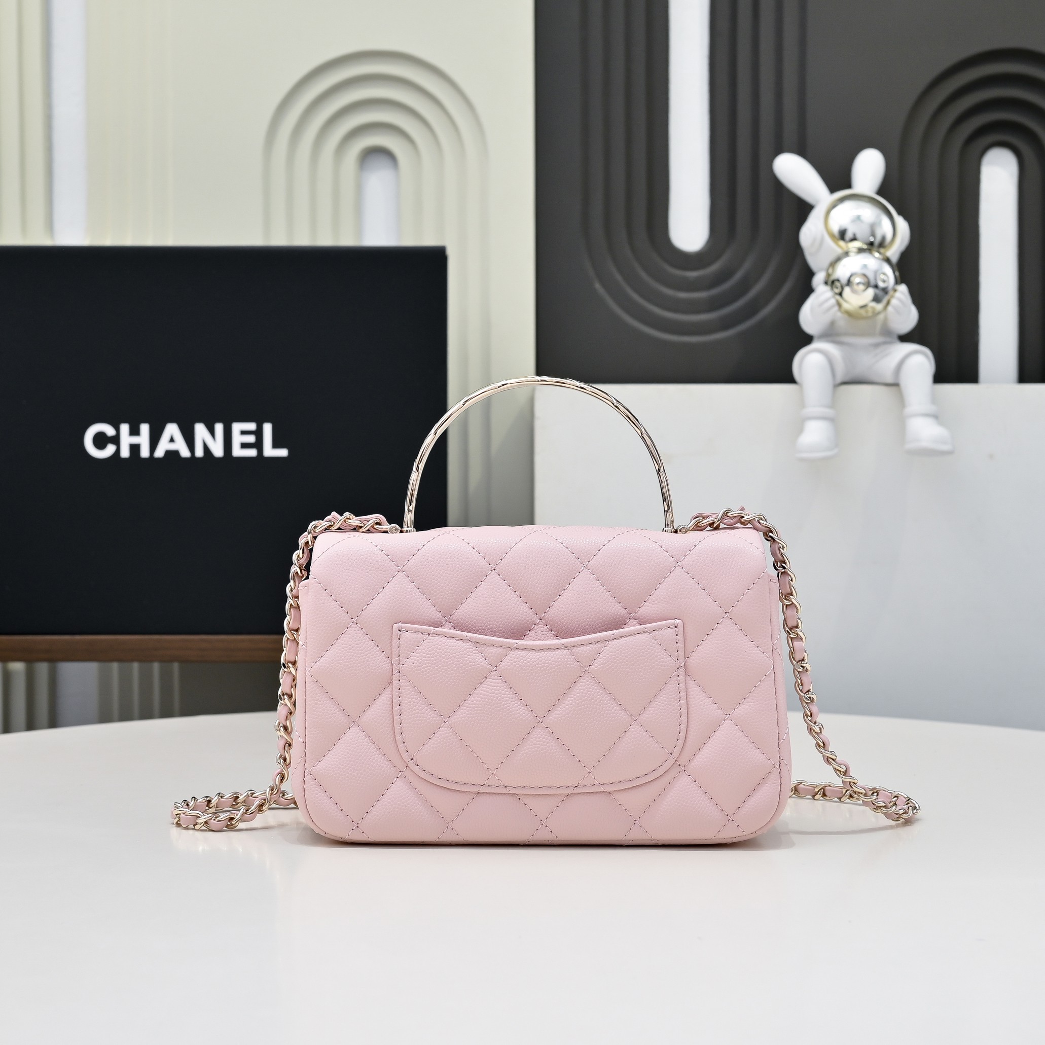 CHANEL 샤넬 Coco Crush handle 핸드백 가방 스몰