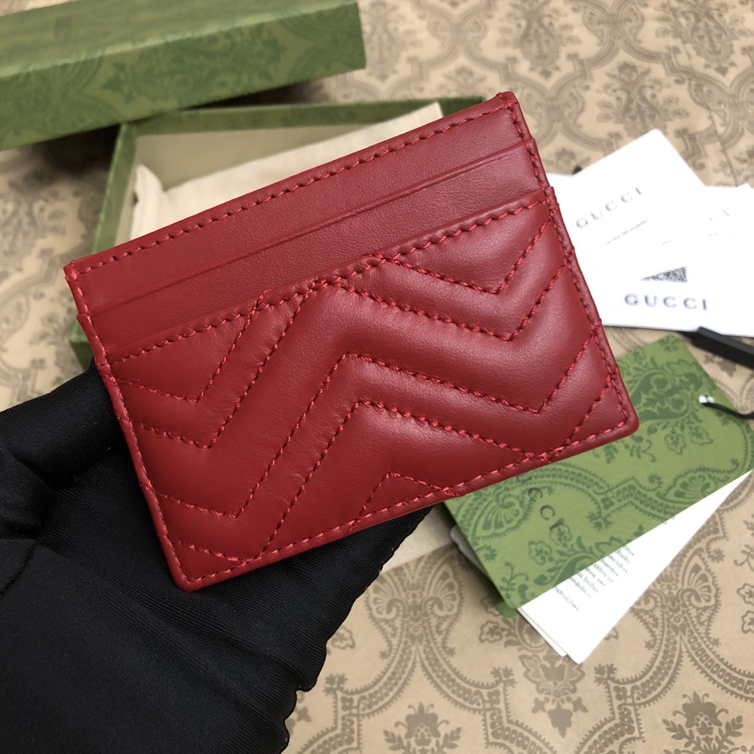 GUCCI 구찌 GG 마몬트 미니 카드 지갑