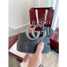 GUCCI 구찌 클래식 엠보 소가죽 벨트