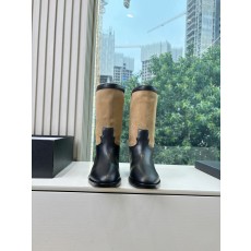 CHANEL 샤넬 로고 라이더 미들 부츠 신발