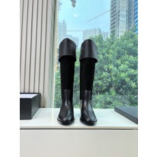 CHANEL 샤넬 로고 라이더 롱 부츠 신발