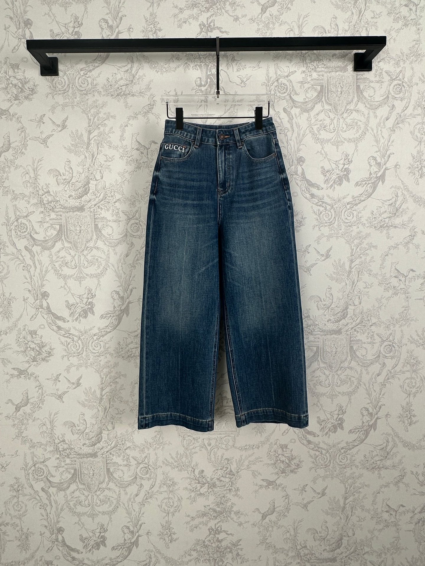 GUCCI 구찌 얼리폴 워싱 스트레이트 데님 팬츠 청바지 의류