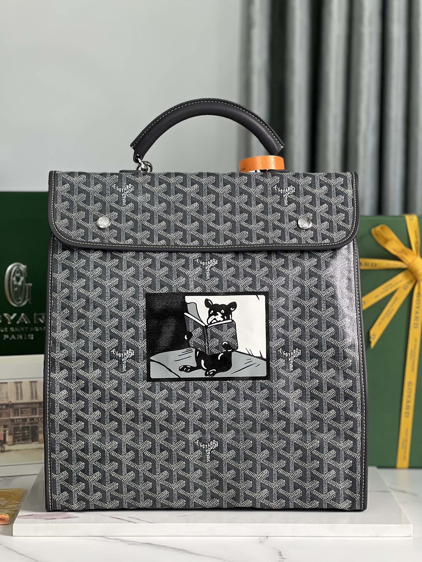 Goyard 고야드 생 레제 폴더블 백팩 가방– 프렌치 불독 한정판