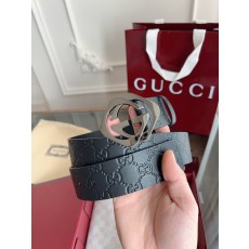 GUCCI 구찌 클래식 엠보싱 벨트