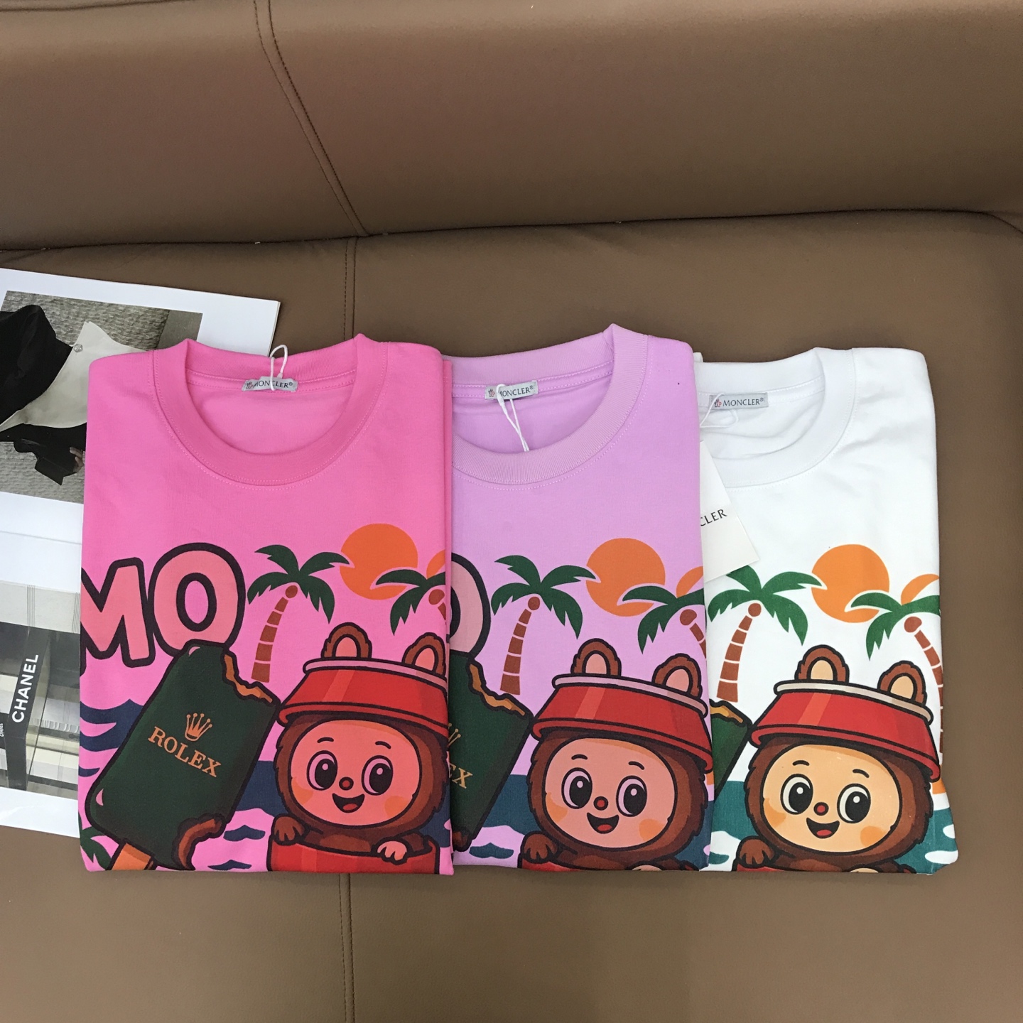 Moncler 몽클레어 캐릭터 프린팅 반팔 티셔츠 의류