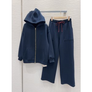 miumiu 미우미우 후드집업 자켓 + 팬츠 바지 세트업 (투피스) 의류