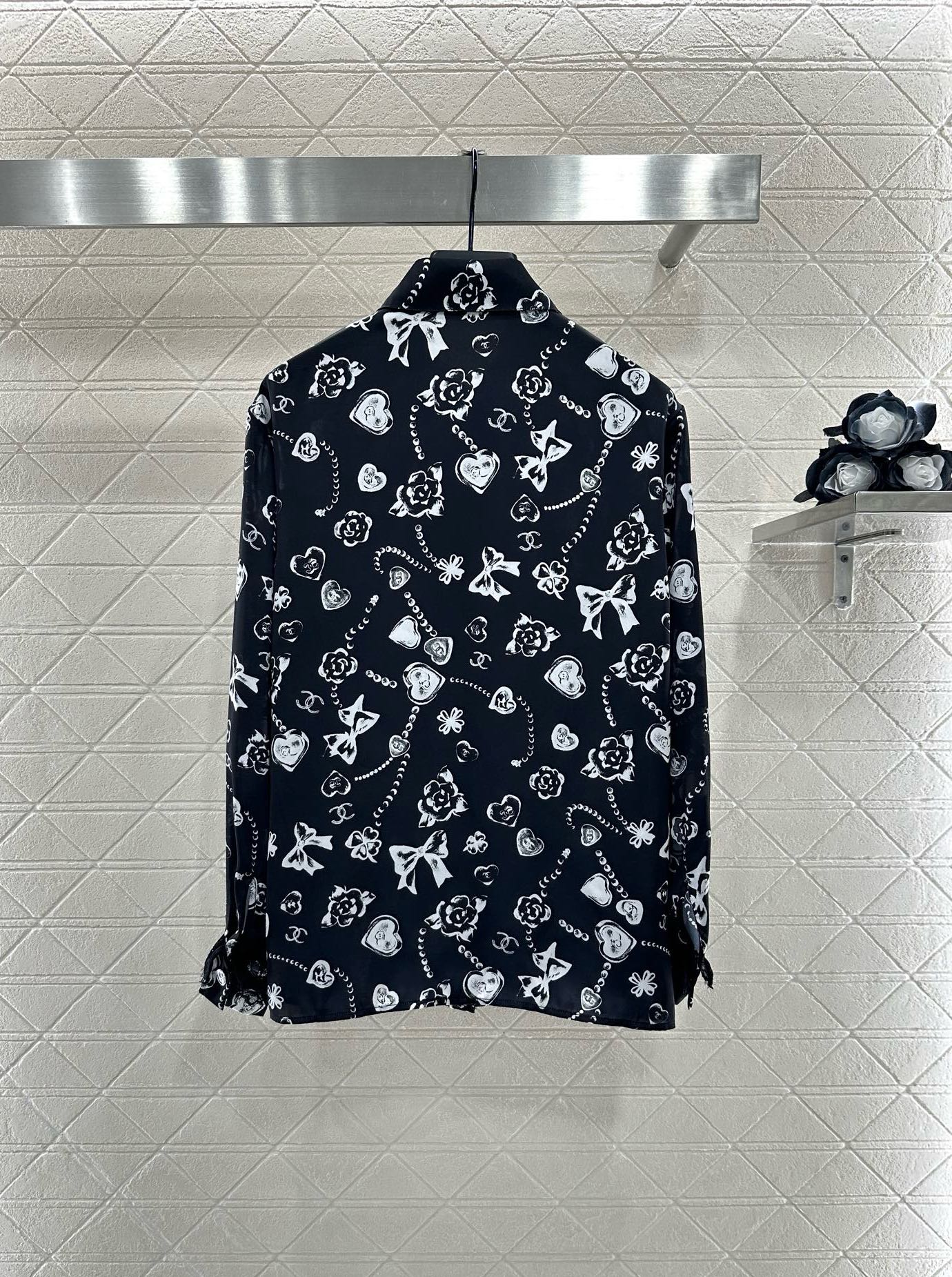 Chanel 샤넬 플라워 레이스 블라우스 셔츠 의류