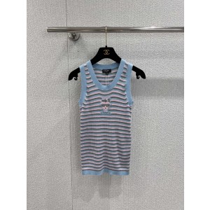 Chanel 샤넬 민소매 니트 상의 의류