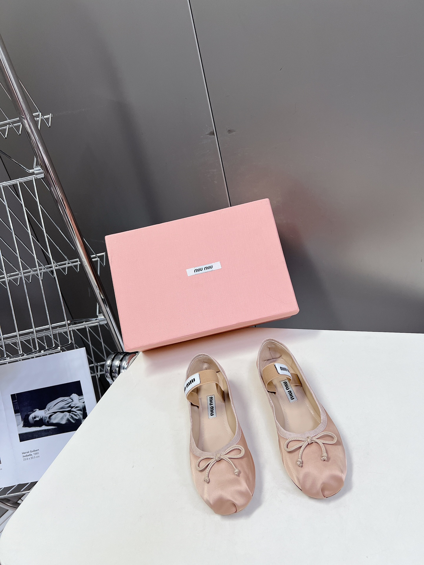 miumiu 미우미우 클래식 발레리나 플랫 슈즈 단화 신발