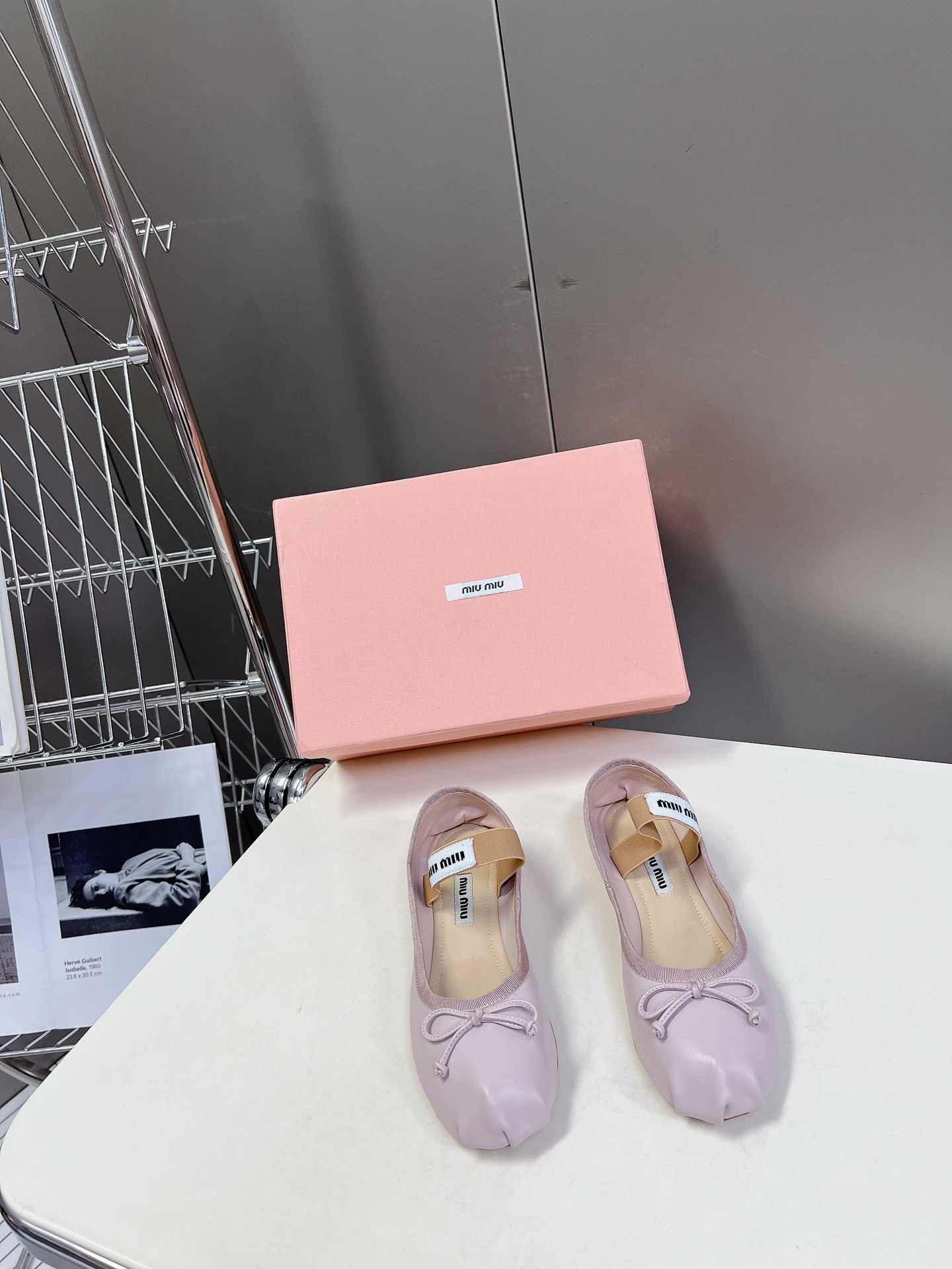 miumiu 미우미우 클래식 발레리나 플랫 슈즈 단화 신발