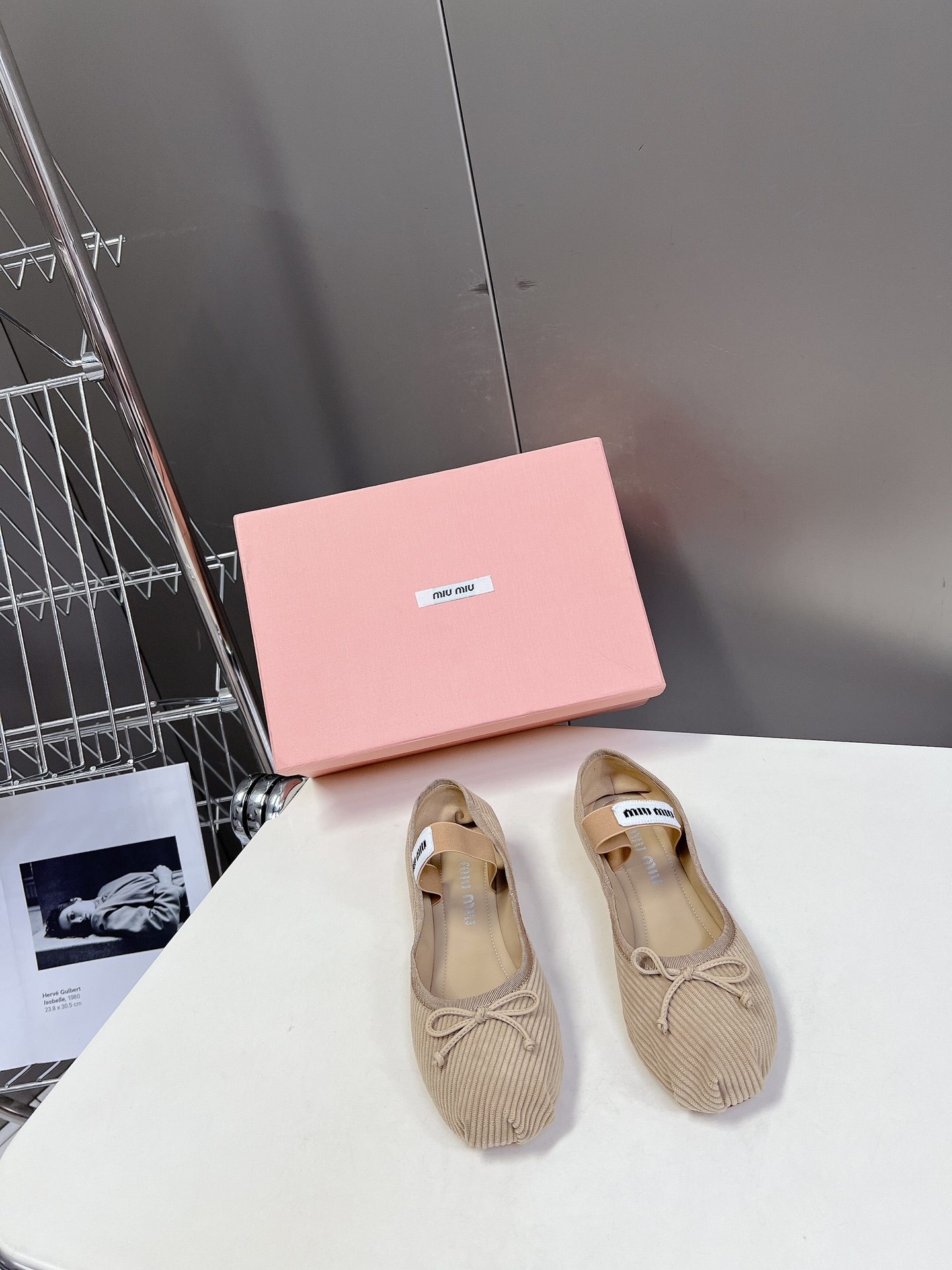 miumiu 미우미우 클래식 발레리나 플랫 슈즈 단화 신발