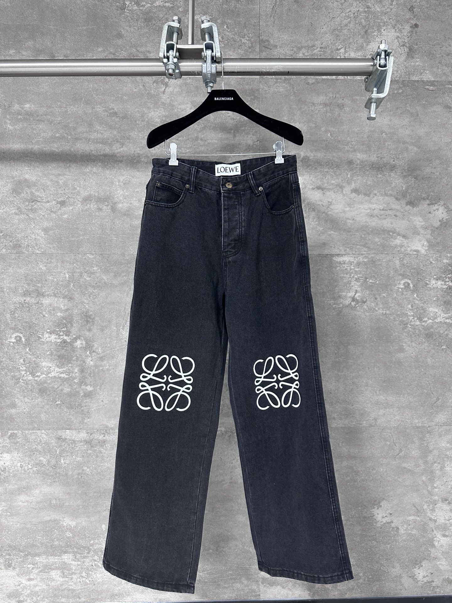 Loewe 로에베 데님 자수 팬츠 바지 의류
